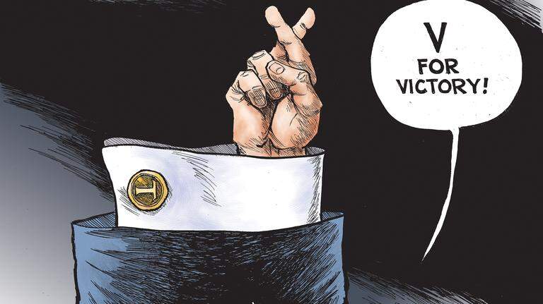 Kevin Siers cartoon: Trump’s grand strategy for the Middle East