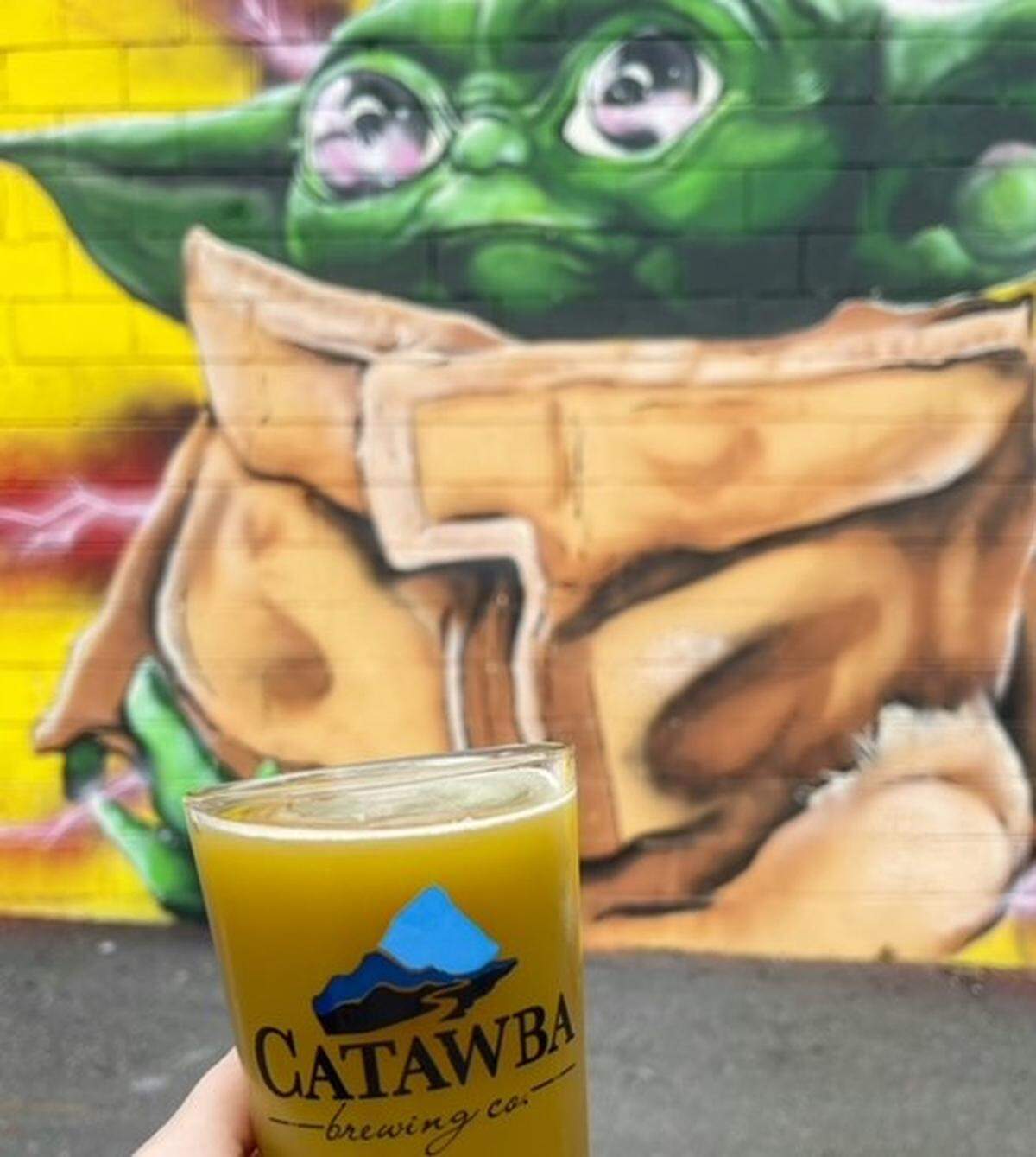 Sip a green beer at Legion Brewing and enjoy art by Alex DeLarge.