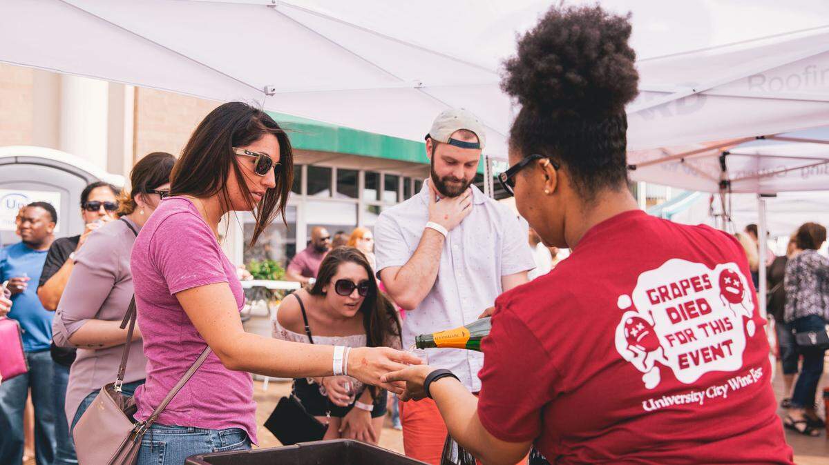 General admission tickets to the University City Wine Festival on Sept. 19 are $35, but your designated driver gets in for $10.