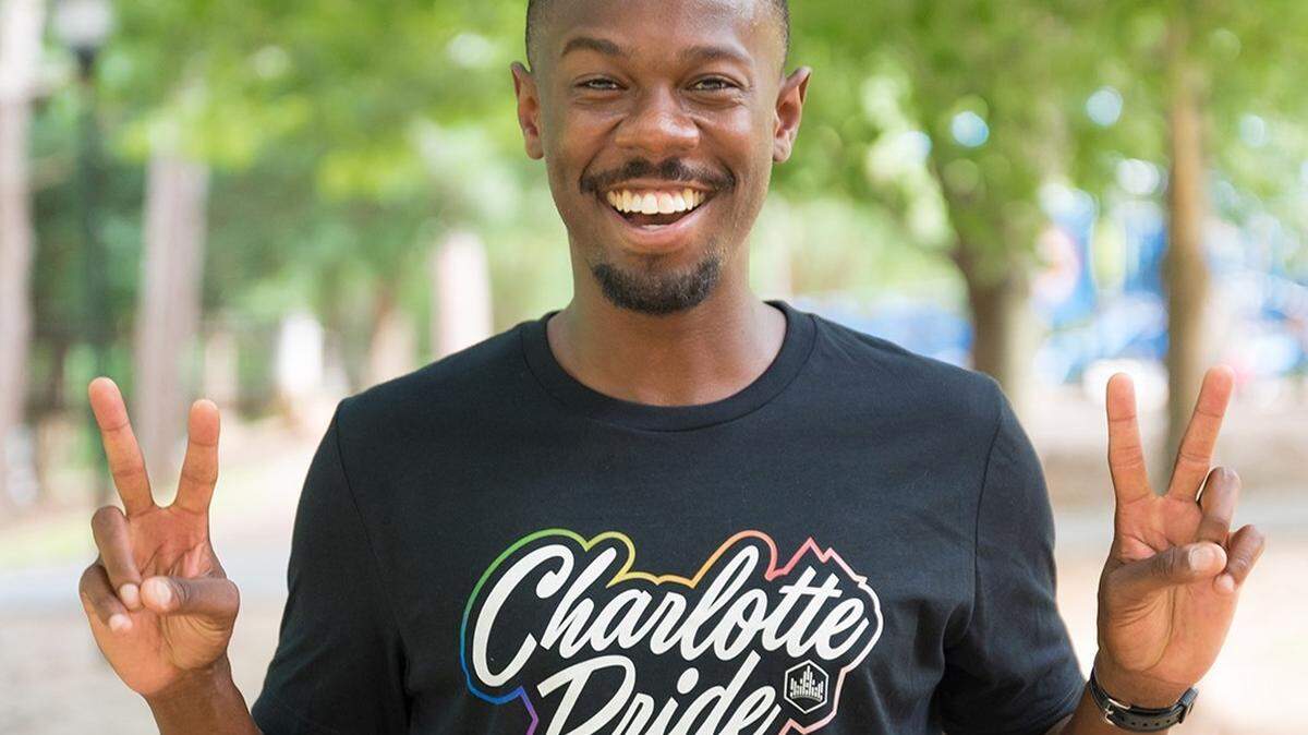 Order your 2021 official Charlotte Pride t-shirt from Glory Days Apparel.