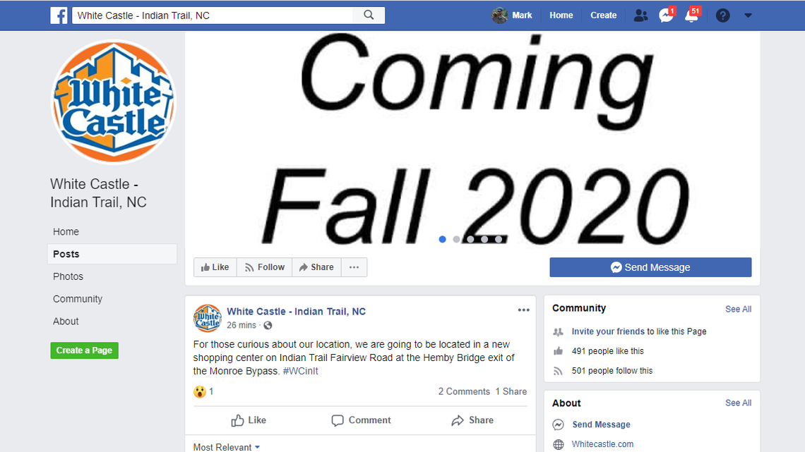 News that White Castle is opening its first North Carolina restaurant near Charlotte is 100 percent fake, says the Ohio-based chain.