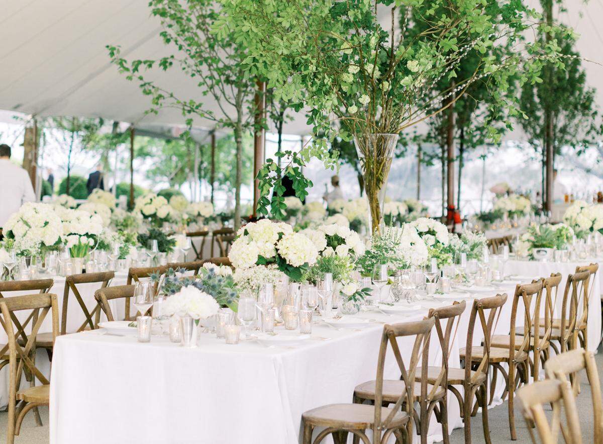 Finding a wedding planner to take on some of the stress is an important wedding-day splurge, according to Cara C. Hall of Hall & Webb Event Design.