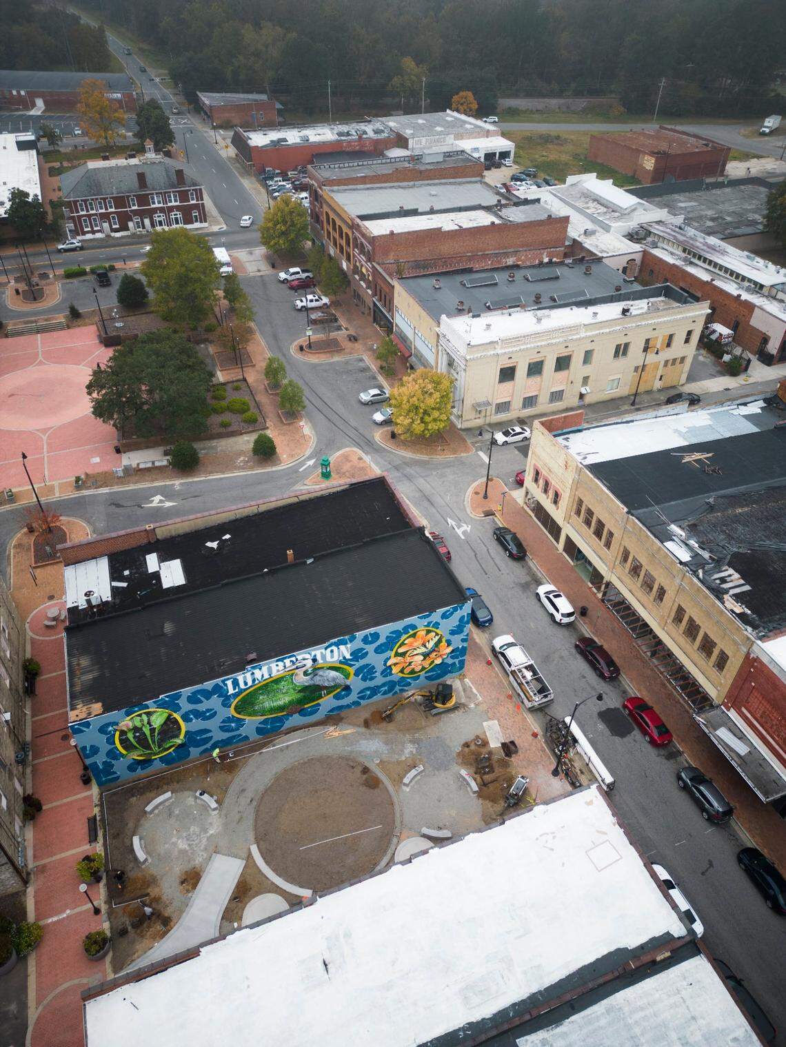 North Elm Street in downtown Lumberton, N.C., Wednesday, Oct. 26, 2022.