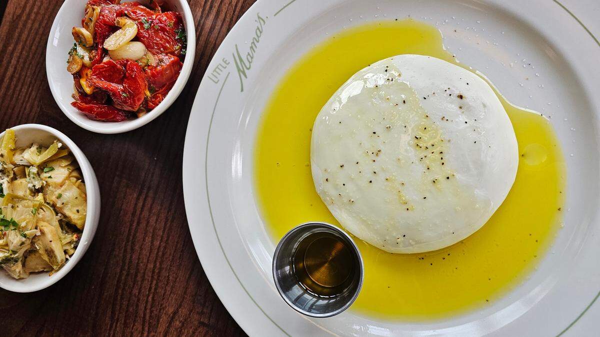 Little Mama’s fresh mozzarella.
