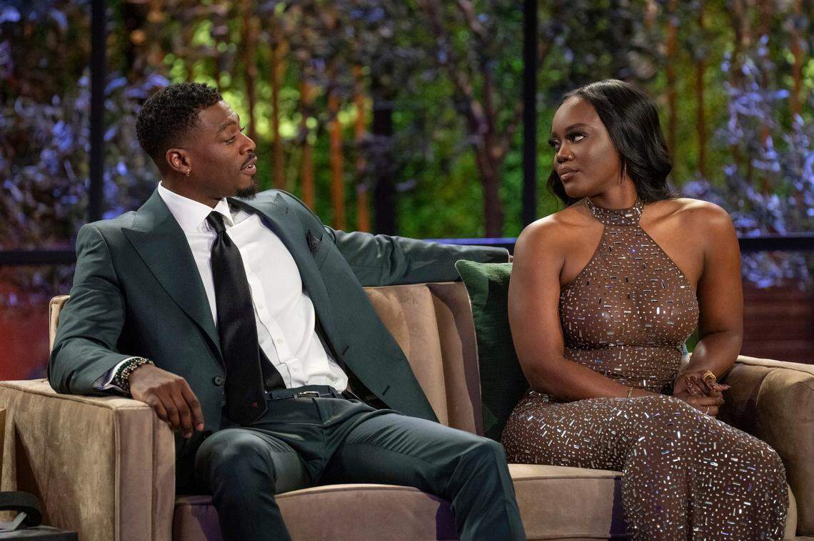 “Love is Blind” stars Clay Gravesend and AD Smith in the season 6 reunion.