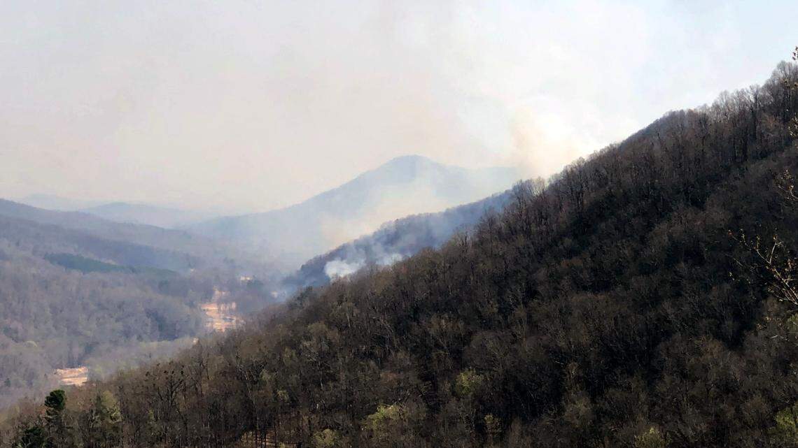 ‘A double whammy.’ 6 months after Helene, wildfires cause new problems for Western NC
