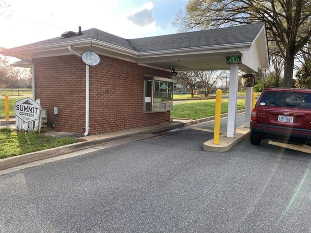 The former bank drive-thru space will be fully operational as a Summit Coffee location for at least 30 days with a temporary permit.
