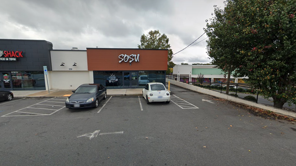 Sosu was located at 3718 Central Ave., Suite B.