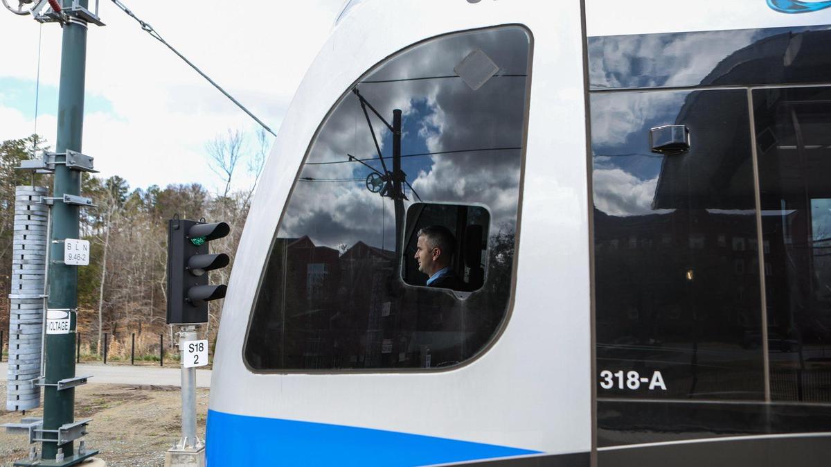 ‘No day is the same’: Why a CATS light rail operator says the one-man job is fulfilling