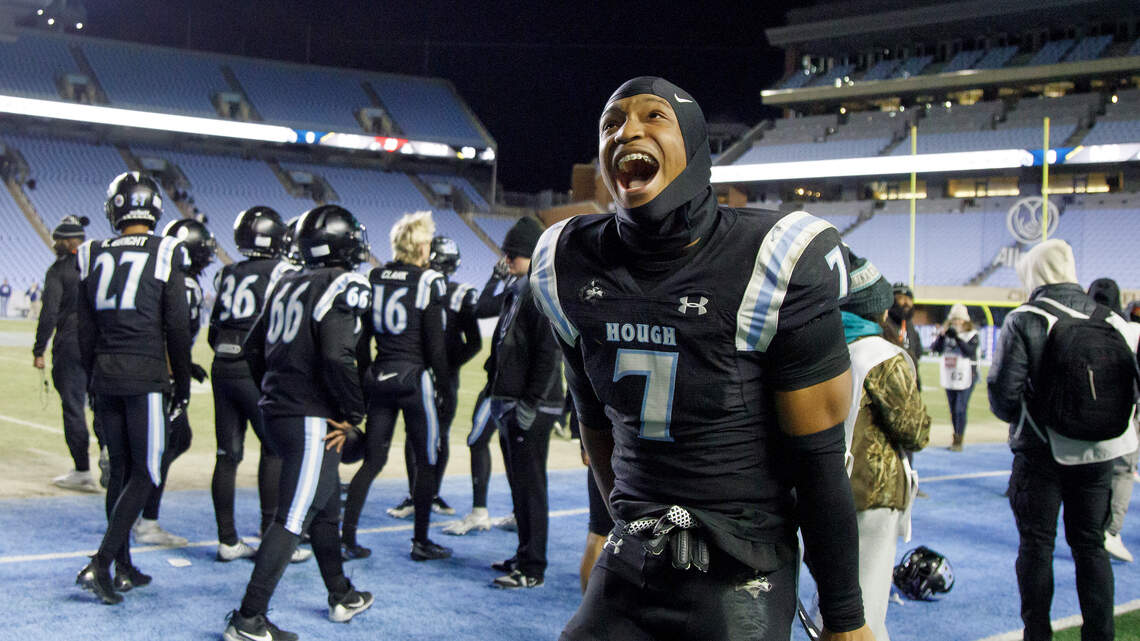 Hough shuts down Millbrook. How defense led Huskies to first NC football title