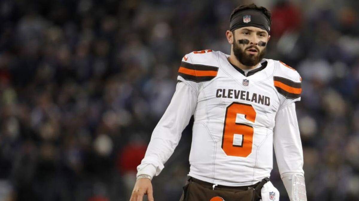 Quarterback Baker Mayfield will wear No. 6 in Carolina just as he did in Cleveland, having made a deal with veteran punter Johnny Hekker for the number.