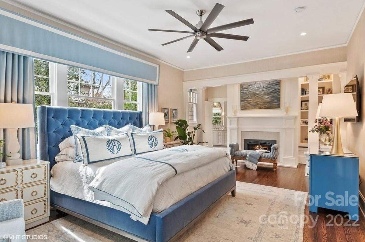 The home at 1036 Queens Road West has five bedrooms and four full and two partial bathrooms, according to its listing.
