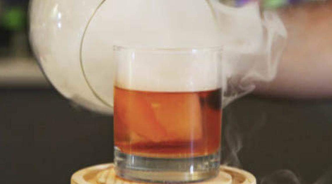 Volo offers a bacon-infused smoked old fashioned.