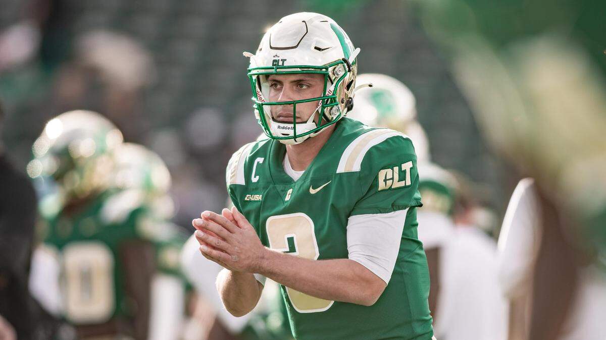 Charlotte quarterback Chris Reynolds will enter the season this fall as the 49ers’ starter.