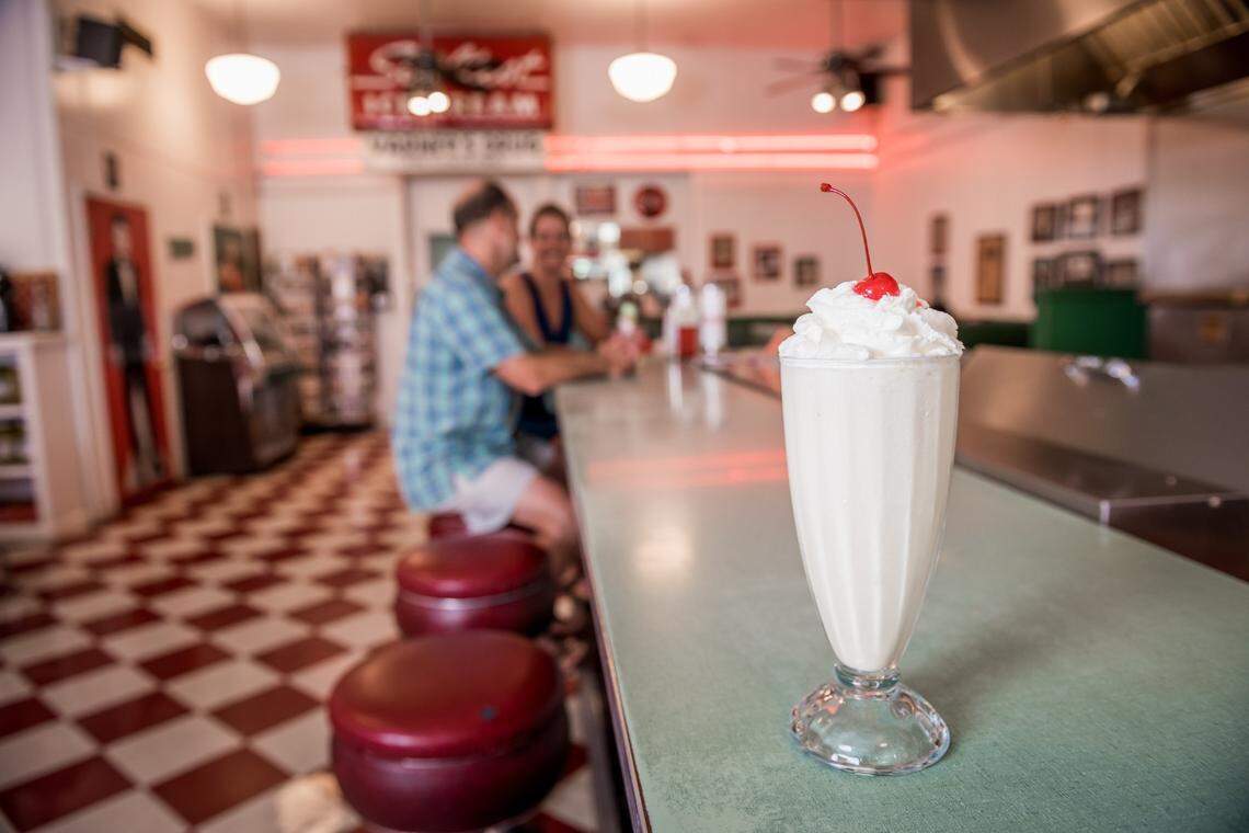 Rocky’s Grill & Soda Shop in Brevard, North Carolina.