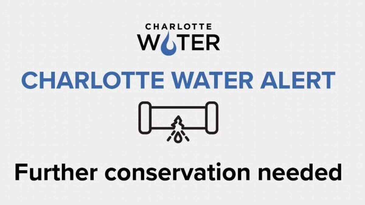 Charlotte Water customers were urged to limit water use on Saturday, July 4, after a water main break flooded a busy road Friday.