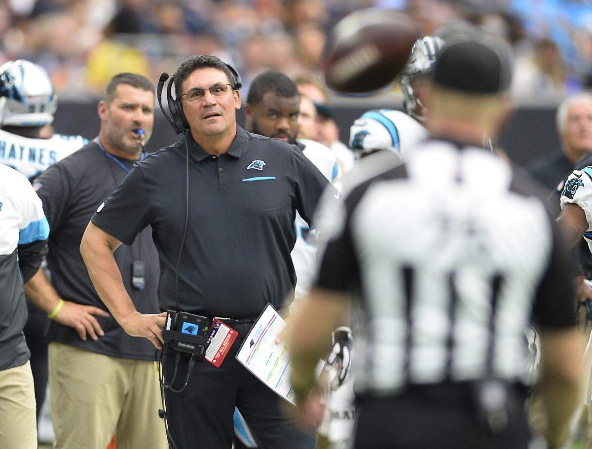 Carolina Panthers head coach Ron Rivera didn’t have much to say after quarterback Cam Newton released a tell-all video about his health.
