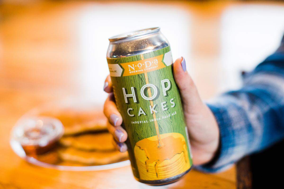 NoDa Brewing’s Flapjacks & Flannel event celebrates the release of Hop Cakes, a maple-flavored Imperial IPA.