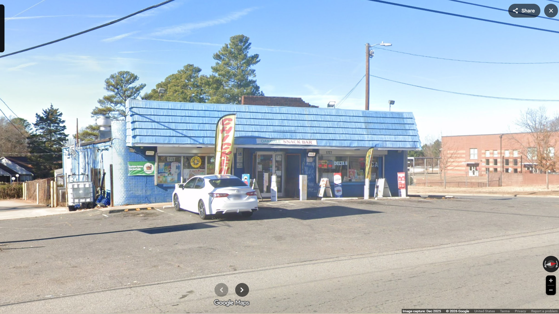 A woman hit a lottery jackpot on a scratch-off ticket she bought at this Charlotte snack shop, lottery officials said. A woman hit a lottery jackpot on a scratch-off ticket she bought at this Charlotte snack shop, lottery officials said.