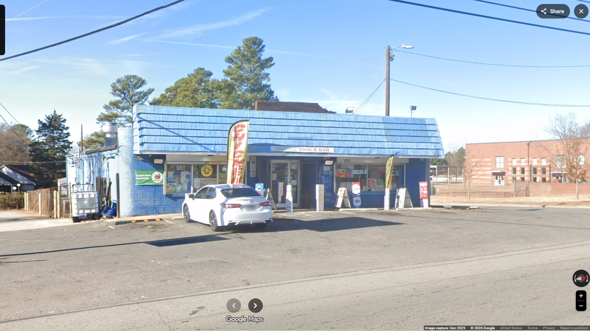 A woman hit a lottery jackpot on a scratch-off ticket she bought at this Charlotte snack shop, lottery officials said.
