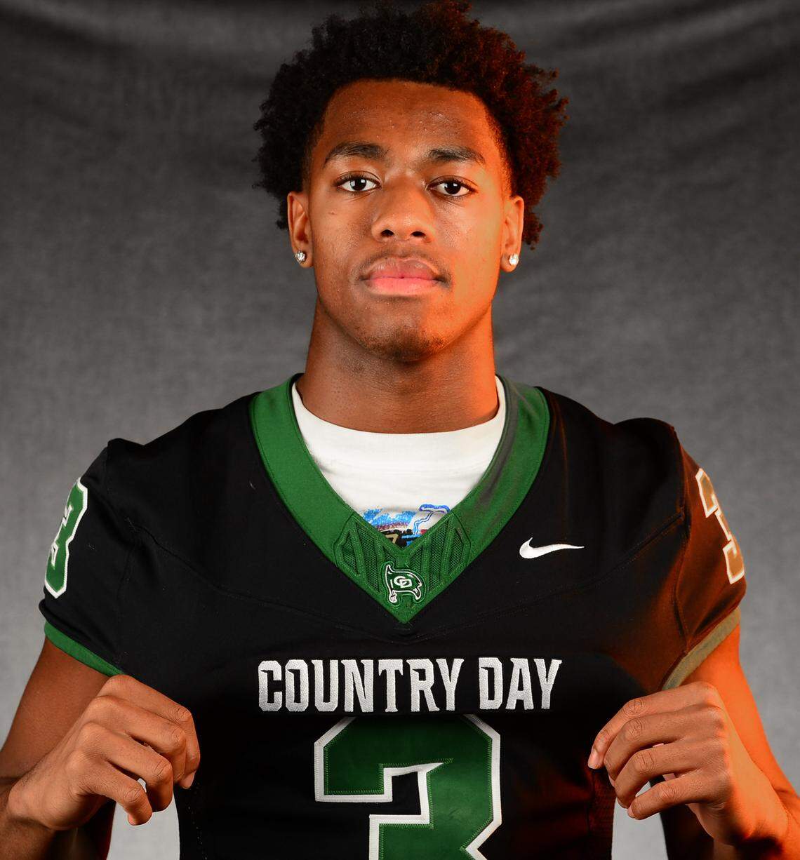 Charlotte Country Day School Buccaneer wide receiver Braylon Clark on Tuesday, December 9, 2025.