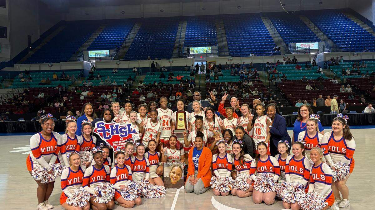 The Andrew Jackson High School girls’ basketball team won its second straight SCHSL 2A state championship Saturday in Florence.