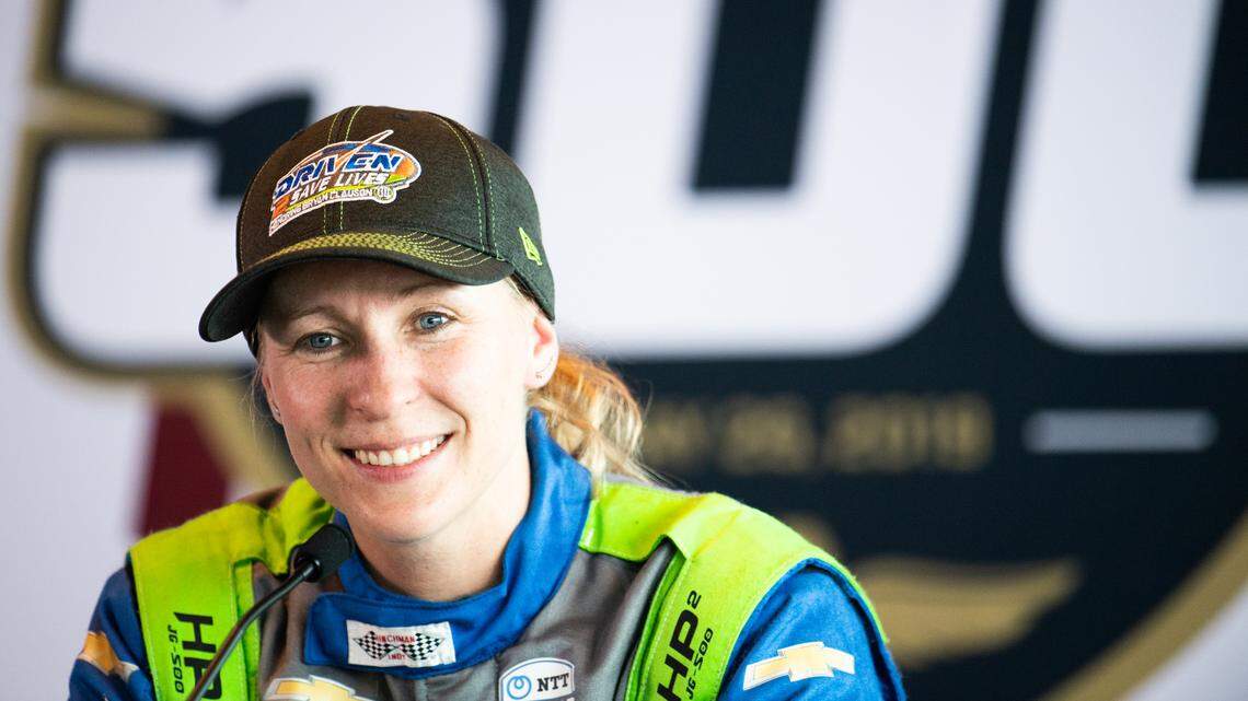 British IndyCar driver Pippa Mann qualified to run in her seventh Indy 500 race last year. Mann drove a Chevrolet for Clauson-Marshall Racing in partnership with Driven 2 Save Lives, an organization she was unable to partner with for the race in 2020 due to the coronavirus pandemic.