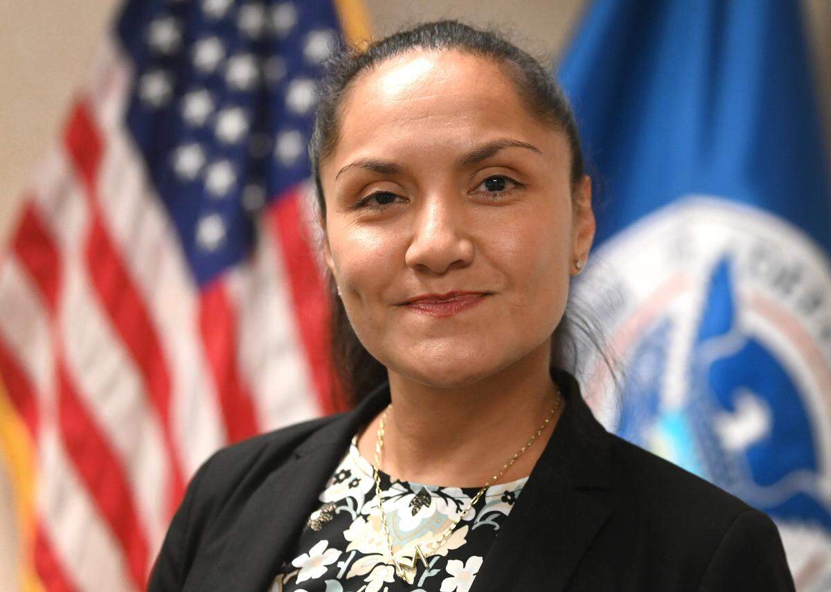 Maria Somers on Aug. 21, 2025. Somers heads ICE's Charlotte office.