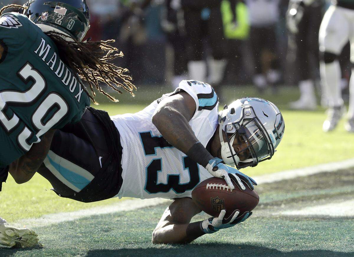 Carolina Panthers wide receiver Jarius Wright (13) has become a reliable situational weapon on third down, catching 10 of 15 third down  targets this season. Nine of 10 of the drives in which he converts a third down have resulted in touchdowns.