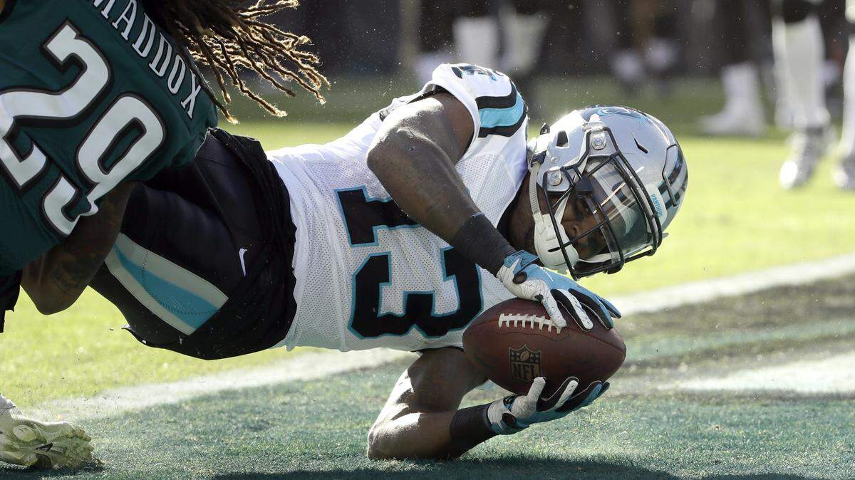 Carolina Panthers wide receiver Jarius Wright (13) has become a reliable situational weapon on third down, catching 10 of 15 third down  targets this season. Nine of 10 of the drives in which he converts a third down have resulted in touchdowns.