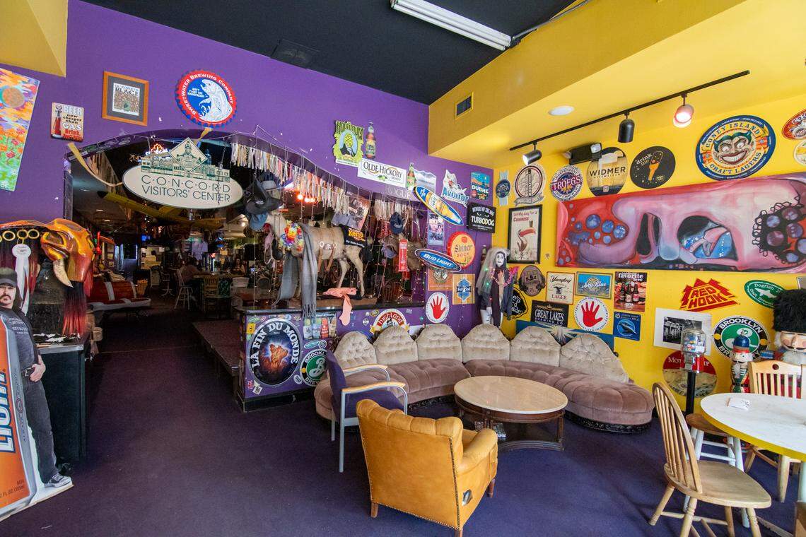 The entrance of Lil Robert’s Place on Union St. in downtown Concord.