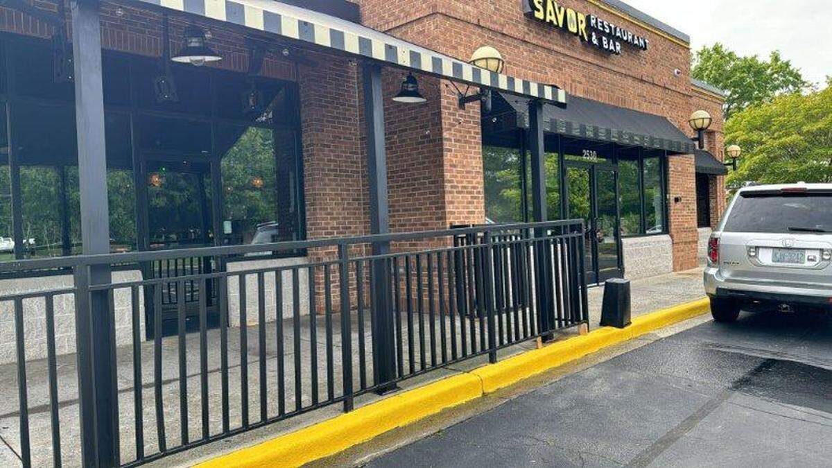 Savor Restaurant and Bar is located in the former Buffalo Wild Wings spot at 2530 Sardis Road North.