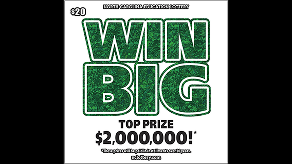 Two $2 million jackpots and five $100,000 prizes remain in the $20 Win Big scratch-off game, according to the NC lottery.
