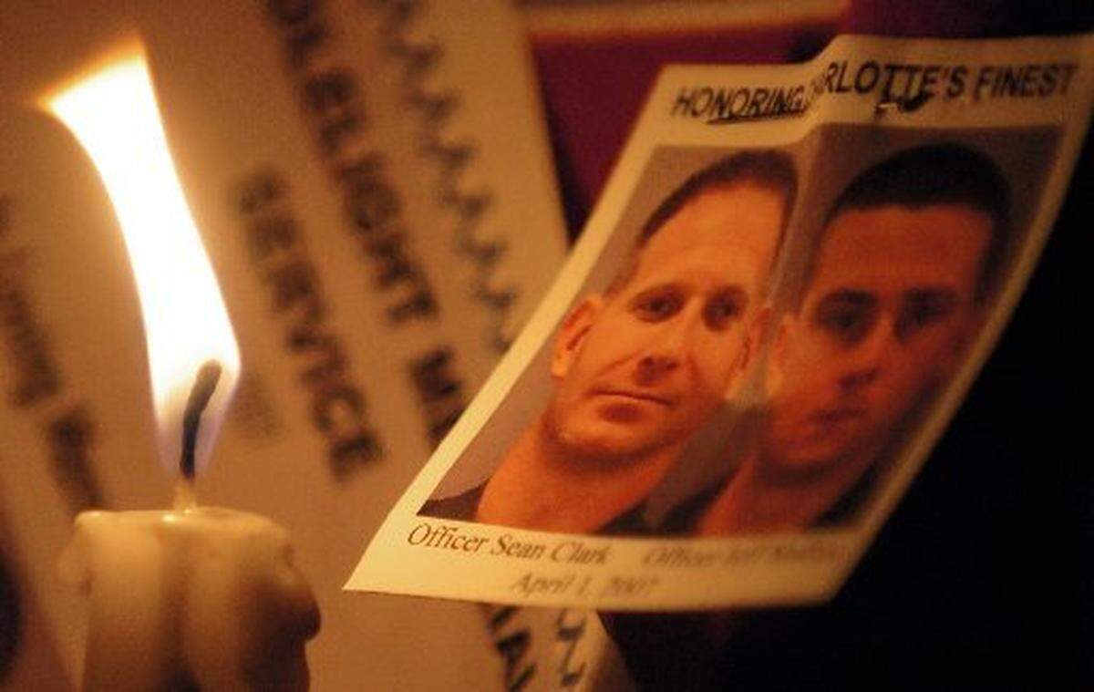 CMPD Sean Clark and Jeff Shelton were killed in 2007 while responding to a call in northeast Charlotte.