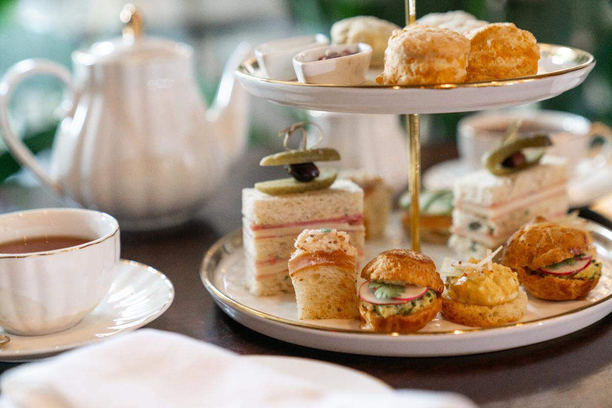Afternoon tea is never a bad idea in Charleston.