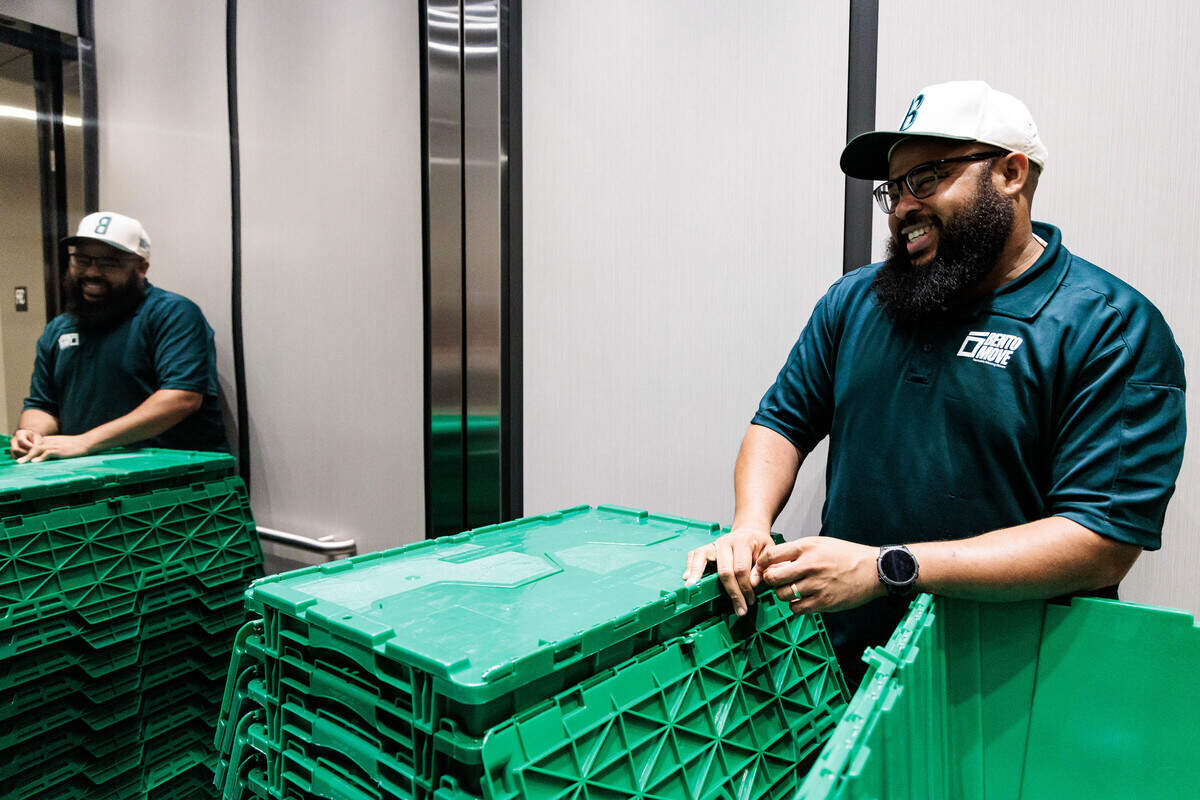 Smith said that the business allows him to be a part of “so many people’s new beginnings.” Photographed inside the Southerly LoSo apartment complex on Tuesday, June 23, 2026.