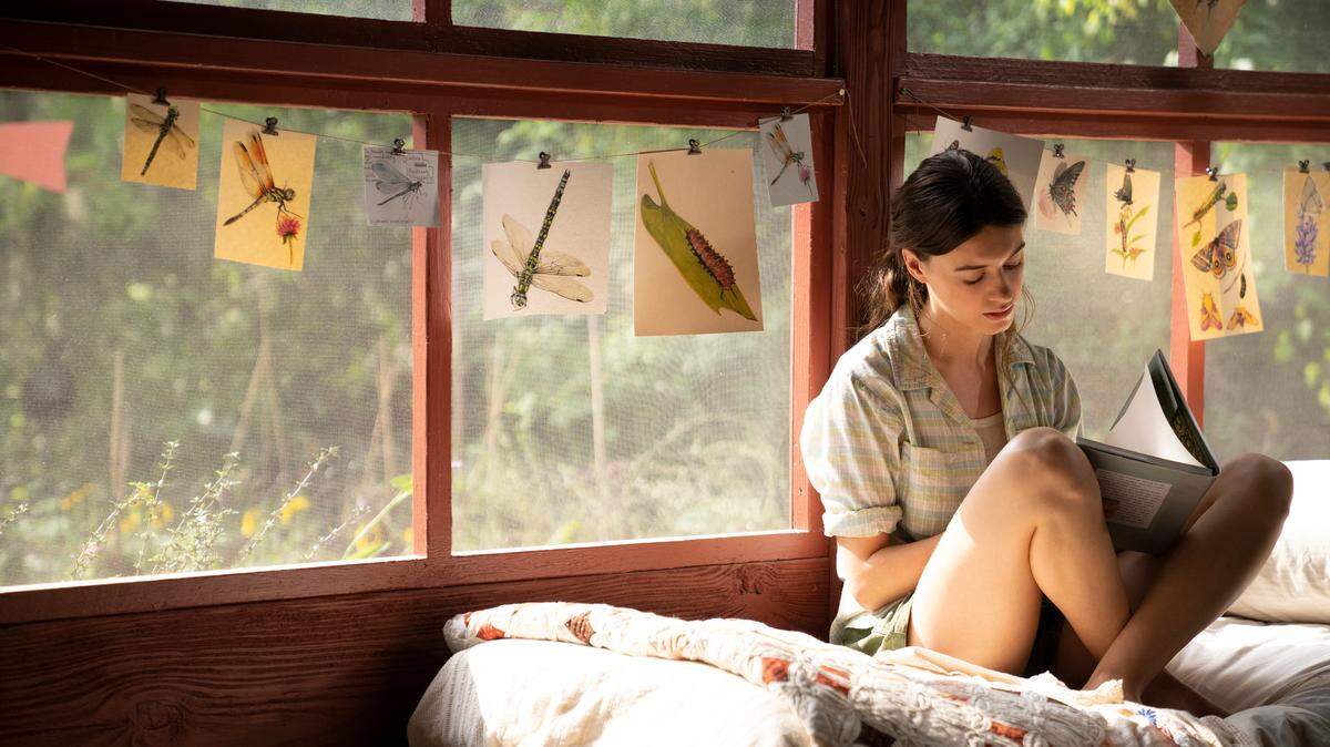Daisy Edgar-Jones as Kya in the North Carolina-set movie “Where the Crawdads Sing,” based on a novel by Delia Owens.