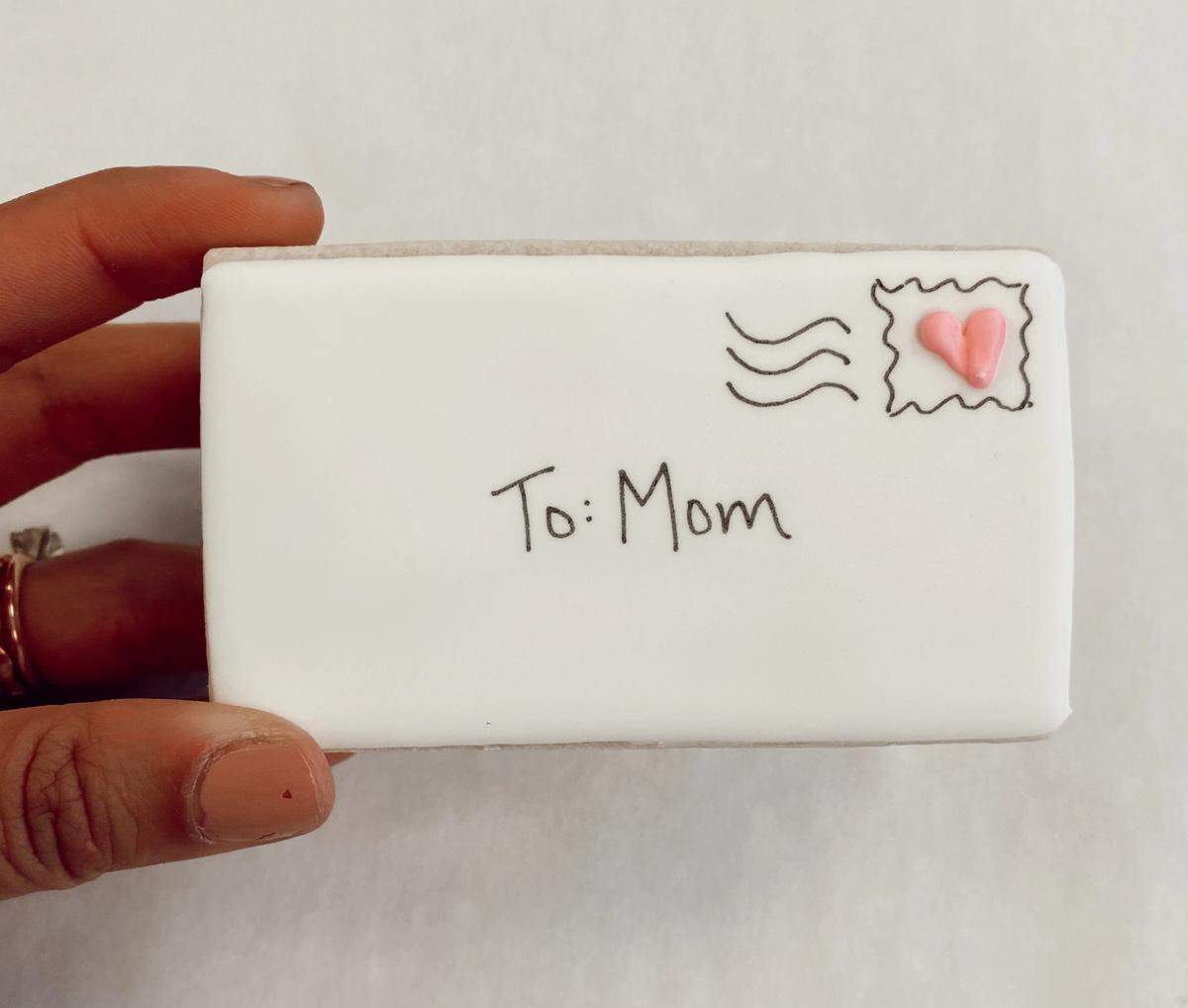 Send an edible “letter” to mom from Sweet Spot Studio.
