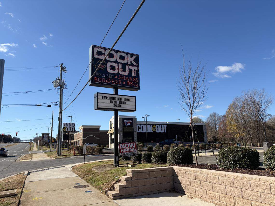 A site on N. Tryon in University was meant to be Charlotte’s first Taco Roos, a Cook Out spinoff. Instead, it looks like there will be two Cook Outs.