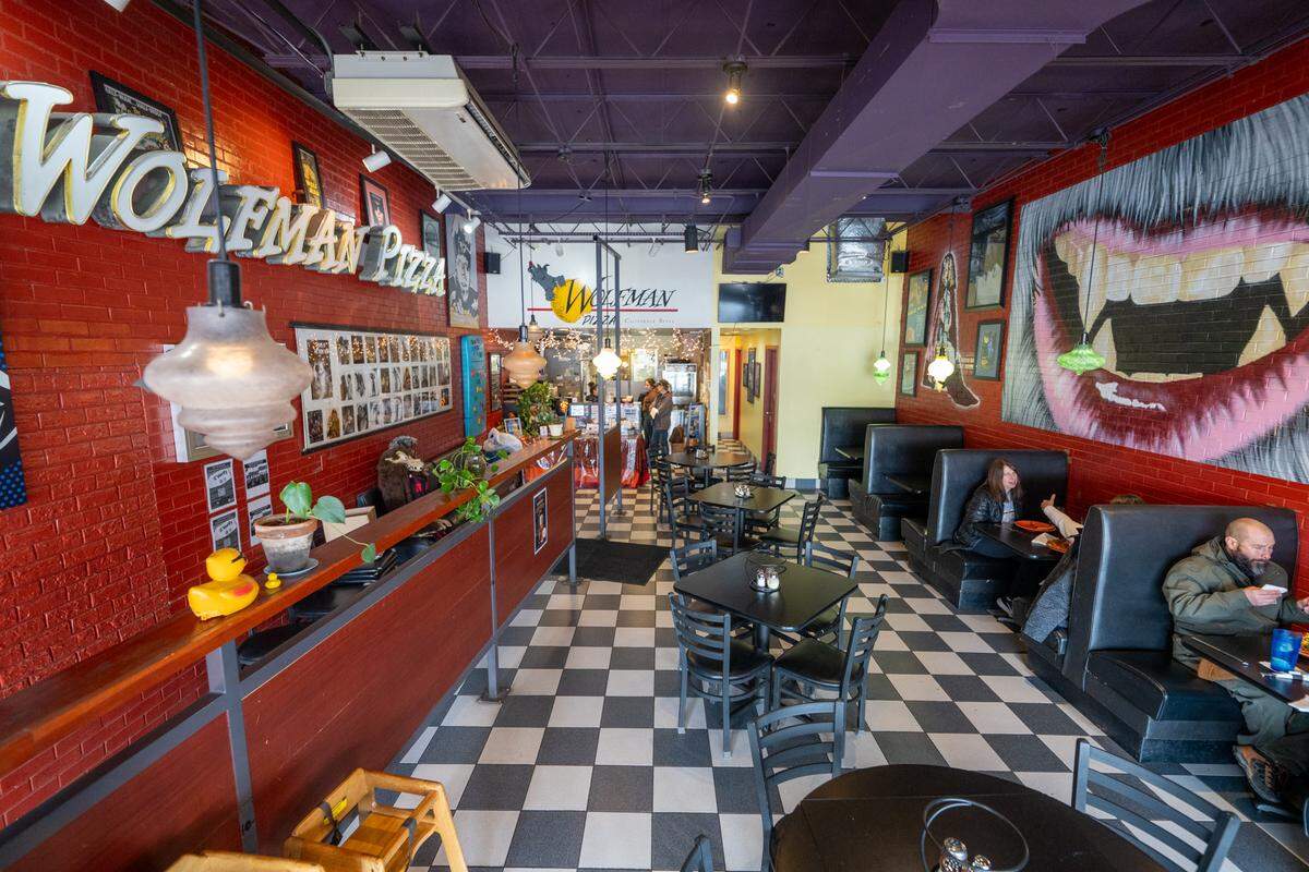 Inside Wolfman Pizza in Cotswold, which will close on Jan. 21, 2025.