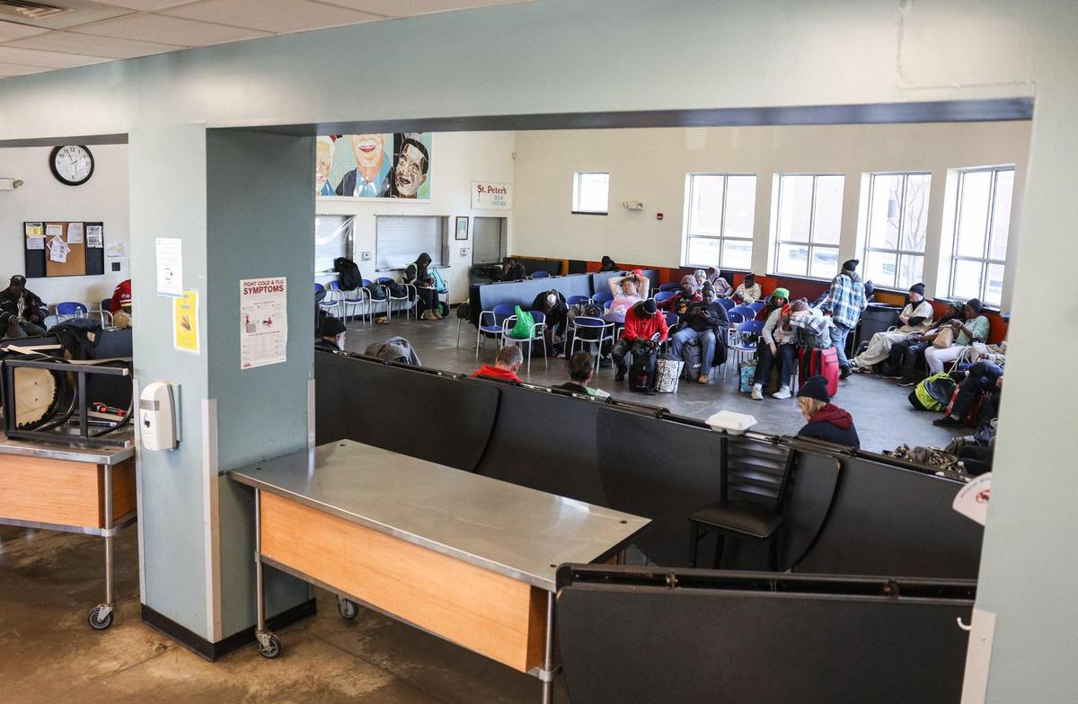 “Three things you should know; one, homelessness is not inevitable. Two, there is a solution; the solution is housing. And three, the number one stat I can tell you is that 100% of the people we serve are fully human,” says Liz Clasen-Kelly, CEO of Roof Above, in Charlotte, NC on Monday, February 24, 2025.