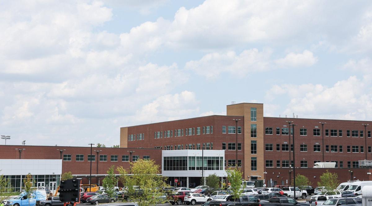 Construction continues at Ballantyne Ridge, a new CMS high school that is opening in less than two weeks.