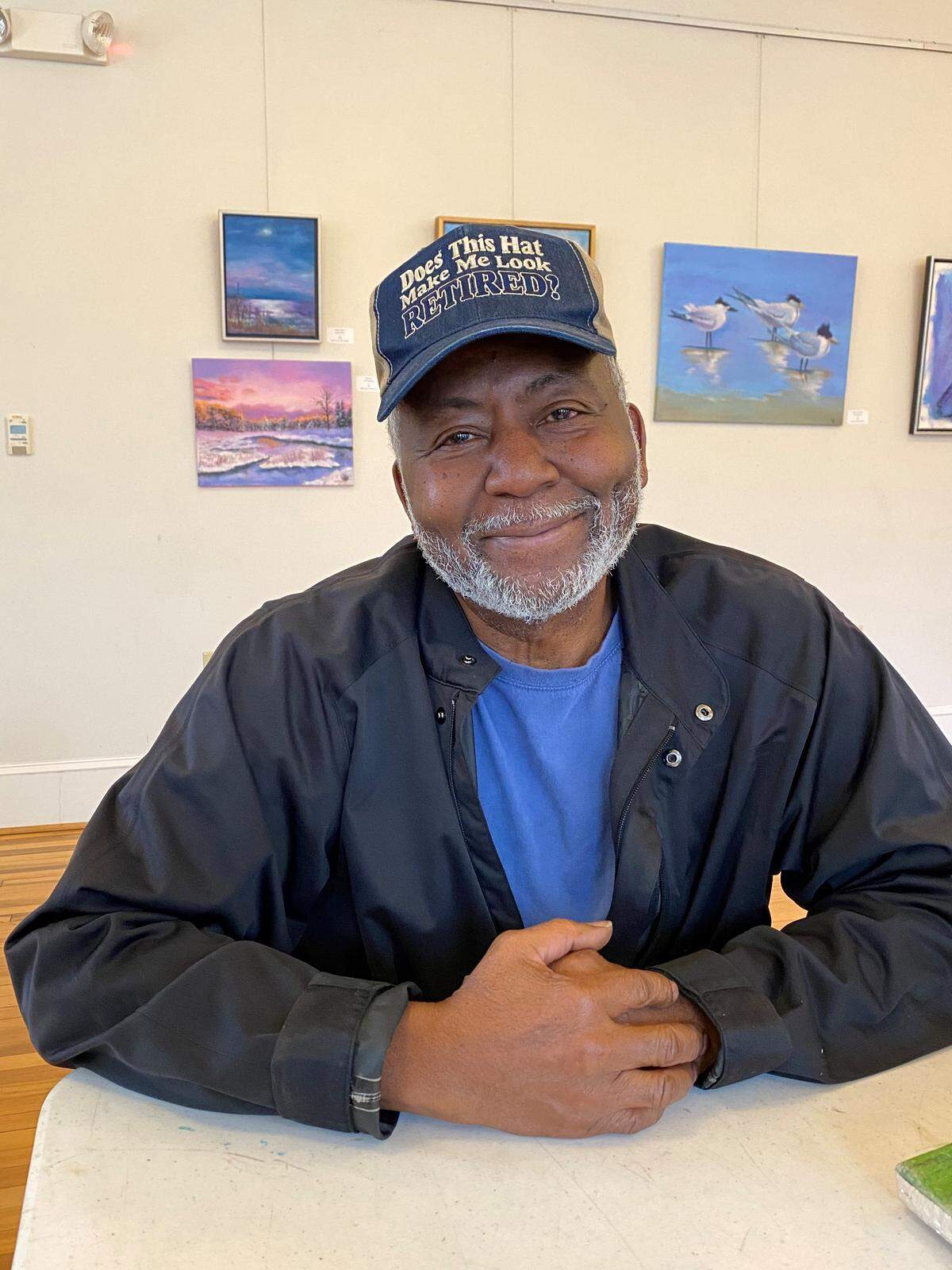 Lewis Patterson served two years in the U.S. Army and did one tour in Vietnam. The retired electrician finds peace and a sense of community in art classes for veterans at McDowell Arts Center in Matthews.