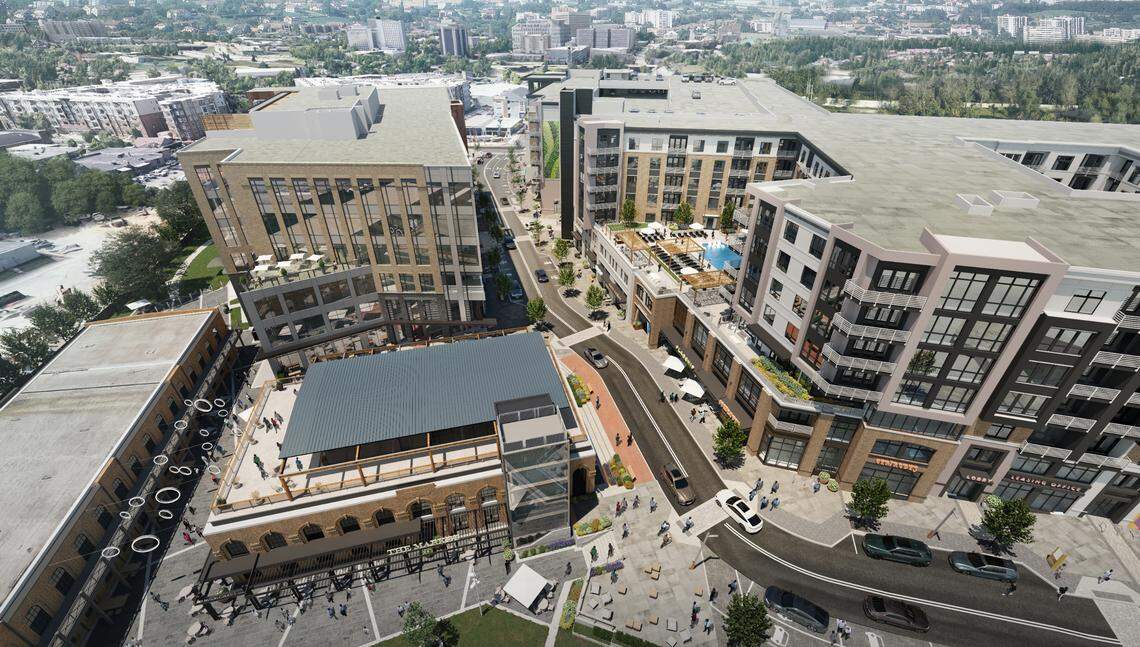 Developers said in the release that the new project will allow for “a highly walkable experience with copious green space.”