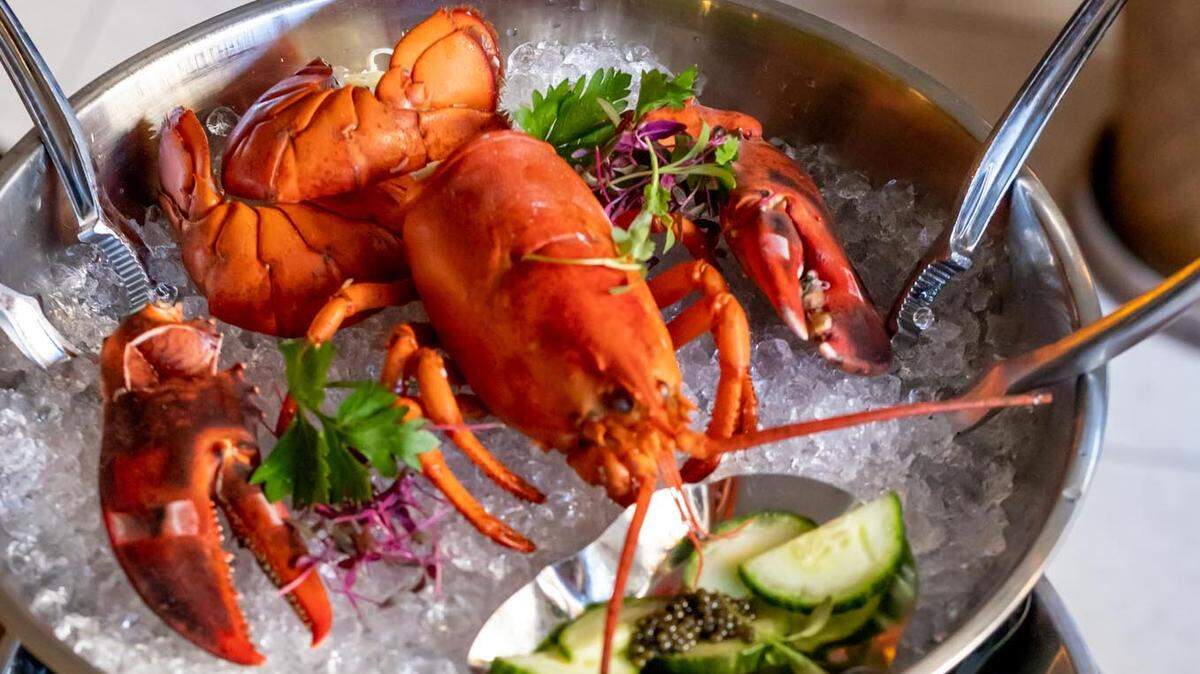 Sea Level’s Truist Tower includes a chef’s selection of 24 oysters, 12 mussels, 10 raw clams, shrimp cocktail, seasonal ceviche, salmon poke, Maine lobster and Marshallburg Farm caviar.