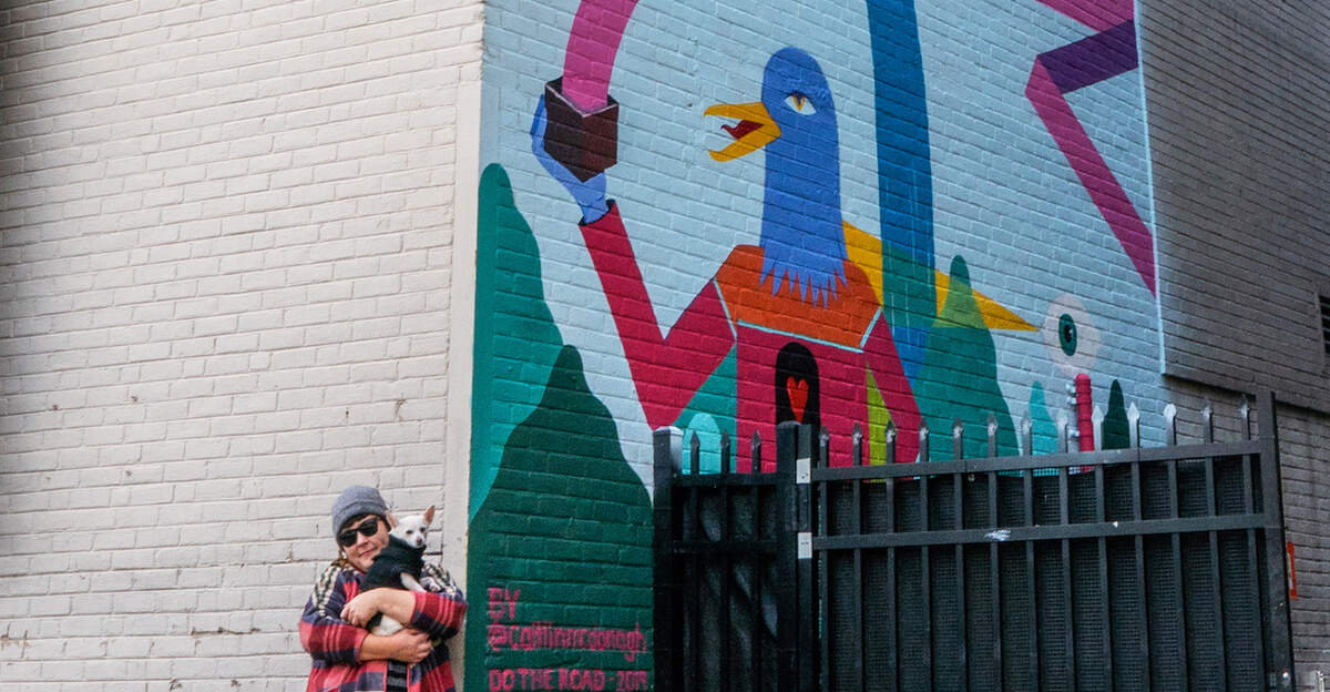 Mural by Catlin McDonagh of Victoria, Canada.