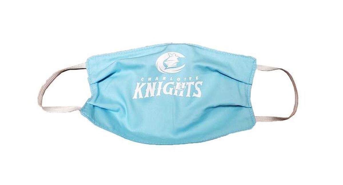 Proceeds from the purchase of Charlotte Knights-themed face masks will go to help those in need.