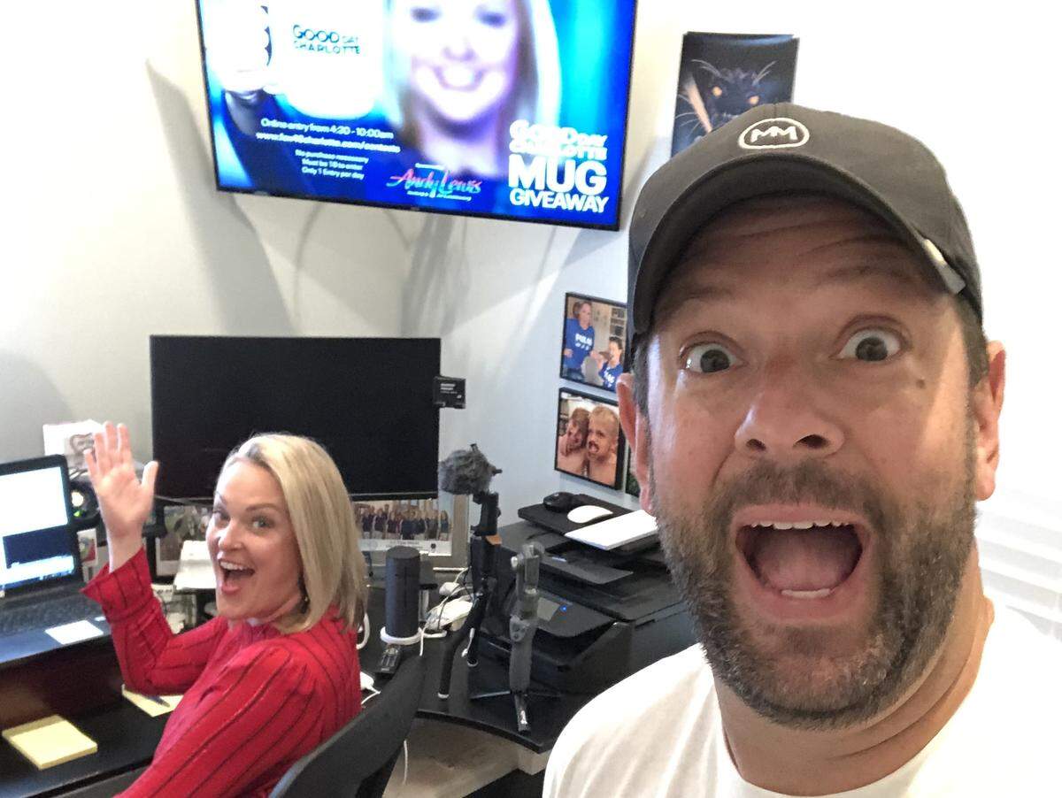 Jake Fehling, vice president of marketing at Movement Mortgage, and&nbsp;Page Fehling of Good Day Charlotte on Fox 46, have used time at home during COVID-19 to put out their book, "Holy Crap, We're Pregnant."