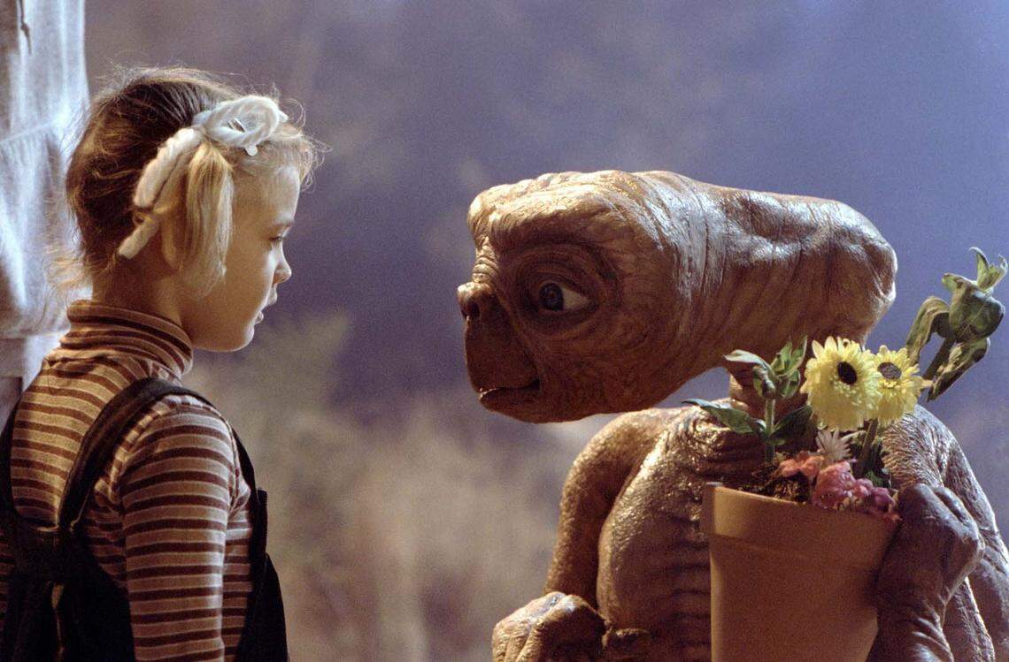 Gertie played by Drew Barrymore says goodbye to E.T. in “E.T. The Extra-Terrestrial”. But Charlotte residents said they saw a lot more of ET and his pals in the sky, according to a new study.