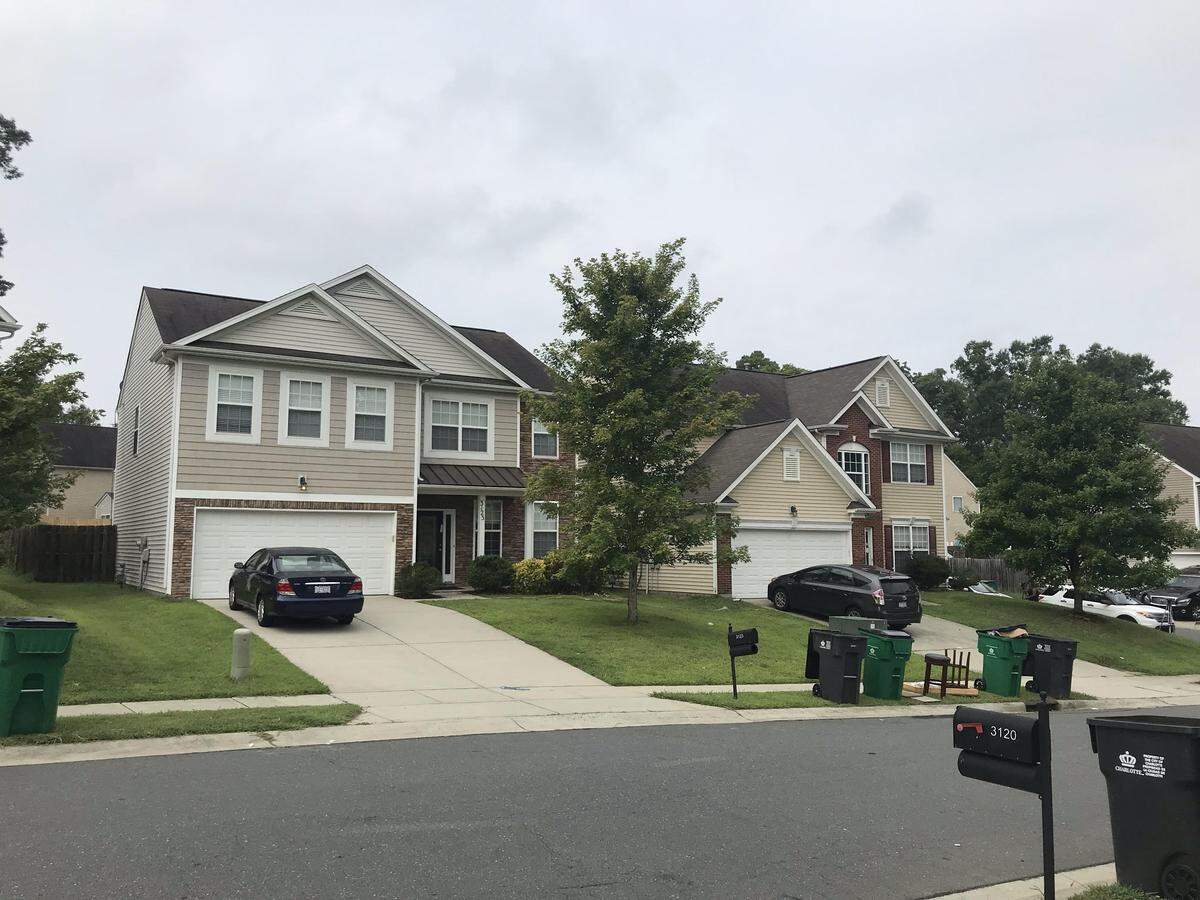According to the Charlotte-Mecklenburg Police Department, the incident happened at a home in this area of Ernest Russell Court in northeast Charlotte.